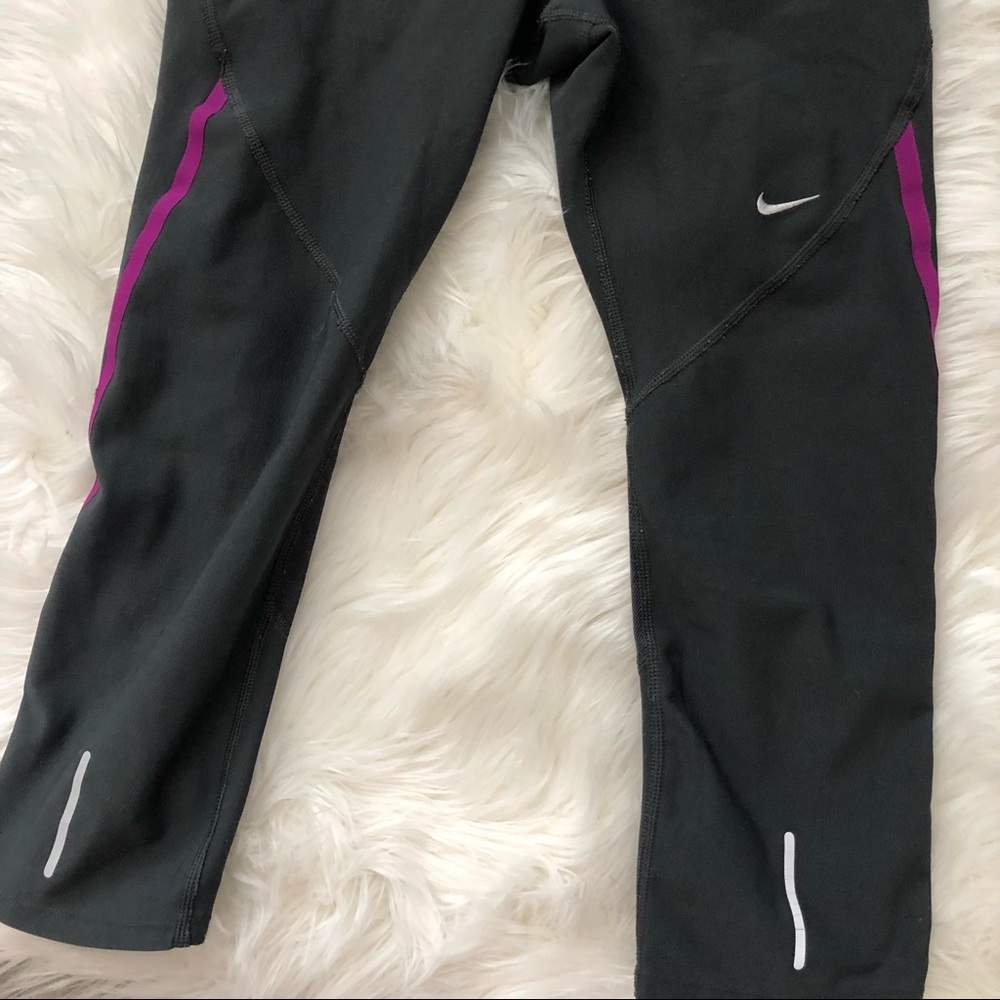 Nike Dri Fit capri leggings grey M - Picture 2 of 4